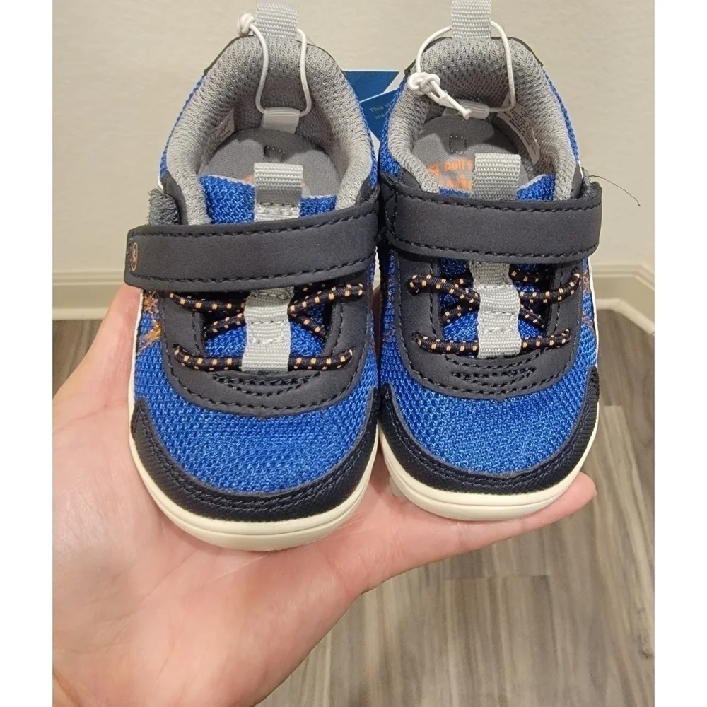 Stride Rite 360 Carson Toddler Blue Grey Sneakers size 3 months